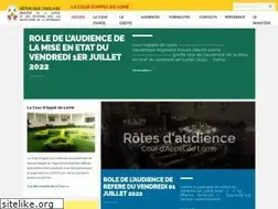 Sites similar to lacourdappeldelome.com