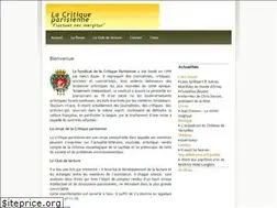 Sites similar to lacritiqueparisienne.fr