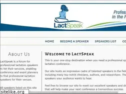 Sites similar to lactspeak.com