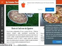 Sites similar to lacuisinefacile.com