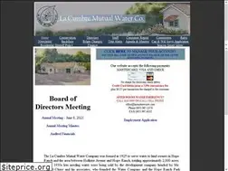 Sites similar to lacumbrewater.com