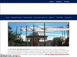 Sites similar to lacustomawnings.com