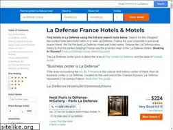 Sites similar to ladefensehotels.com