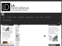 Sites similar to ladeleuziana.org