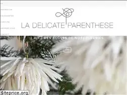 Sites similar to ladelicateparenthese.com