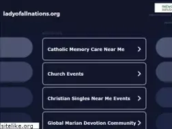 Sites similar to ladyofallnations.org
