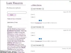 Sites similar to ladyviolette.com