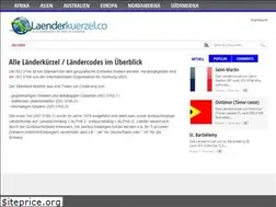 Sites similar to laenderkuerzel.co