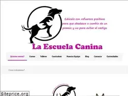 Sites similar to laescuelacanina.com