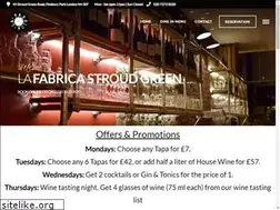 Sites similar to lafabricastroudgreen.co.uk