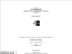 Sites similar to lafabrique.com