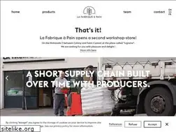 Sites similar to lafabriqueapain.com