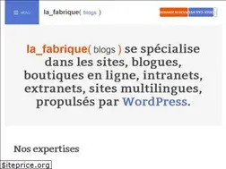 Sites similar to lafabriquedeblogs.com
