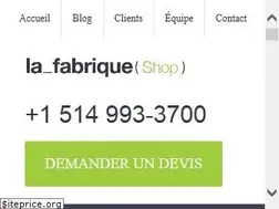 Sites similar to lafabriqueshopify.com