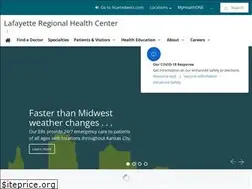 Sites similar to lafayetteregionalhealthcenter.com
