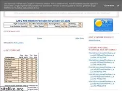 Sites similar to lafdweather.blogspot.com