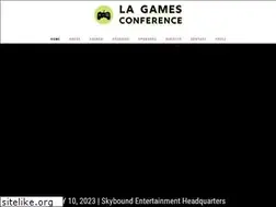 Sites similar to lagamesconference.com