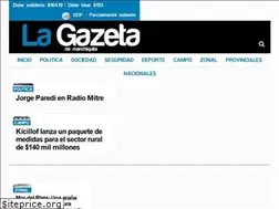 Sites similar to lagazetamarchiquita.com.ar
