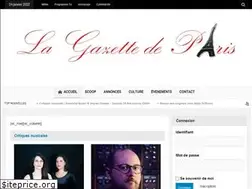 Sites similar to lagazettedeparis.fr