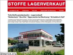 Sites similar to lagerverkauf-stoffe.de