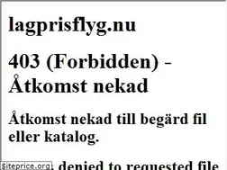 Sites similar to lagprisflyg.nu