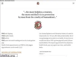 Sites similar to laguineapigrescue.com