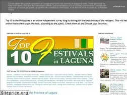 Sites similar to lagunatoptenfestivals.blogspot.com