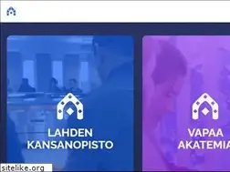 Sites similar to lahdenkansanopisto.fi