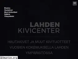 Sites similar to lahdenkivipalvelu.fi