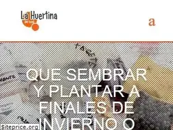 Sites similar to lahuertinadetoni.es