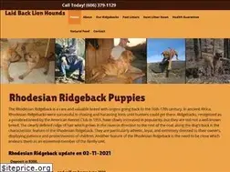Sites similar to laidbacklionhounds.net