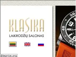 Sites similar to laikrodziai-klasika.lt