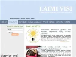Sites similar to laimivisi.lt