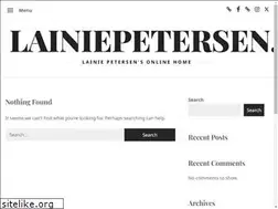 Sites similar to lainiepetersen.com