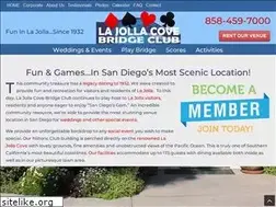 Sites similar to lajollacovebridgeclub.org