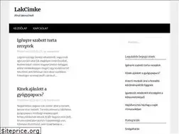 Sites similar to lakcimke.hu