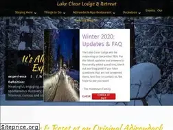Sites similar to lakeclearlodge.com