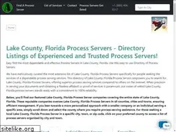 Sites similar to lakecountyprocessserver.com