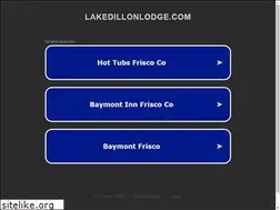 Sites similar to lakedillonlodge.com