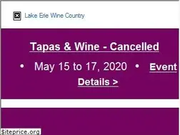 Sites similar to lakeeriewinecountry.org