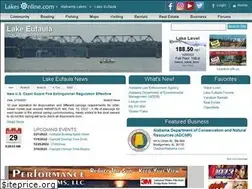 Sites similar to lakeeufaula.info