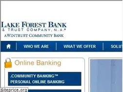 Sites similar to lakeforestbank.com