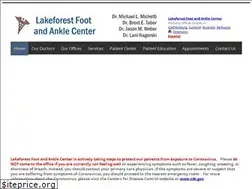 Sites similar to lakeforestfootandankle.com
