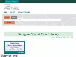 Sites similar to lakeforestlibrary.org