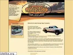 Sites similar to lakegeorgesigns.com