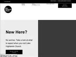 Sites similar to lakehighlandschurch.org
