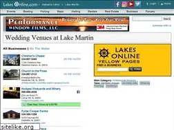 Sites similar to lakemartinweddingvenue.com