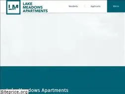 Sites similar to lakemeadowsapts.com