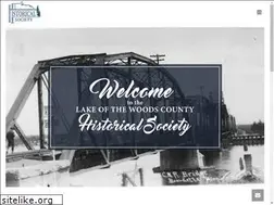 Sites similar to lakeofthewoodshistoricalsociety.com