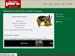 Sites similar to lakeorionlumber.com